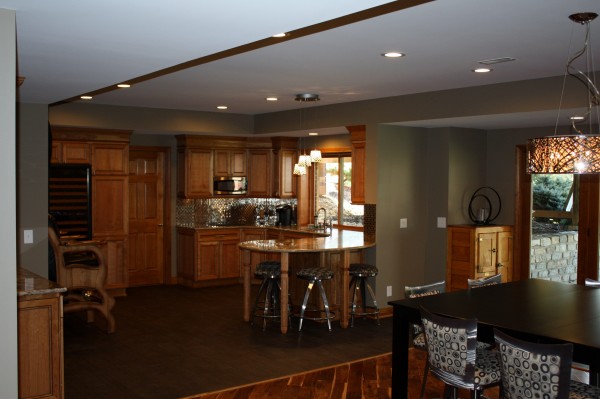Newly Completed Basement Remodel by Cullen Brothers