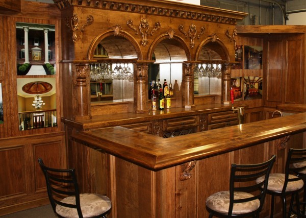 Custom Bar Built by Cullen Brothers